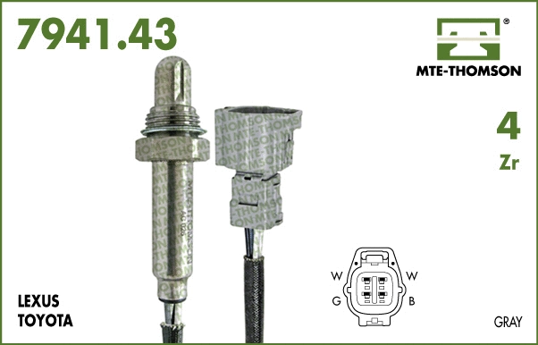 Sonde lambda MTE-THOMSON 7941.43.080