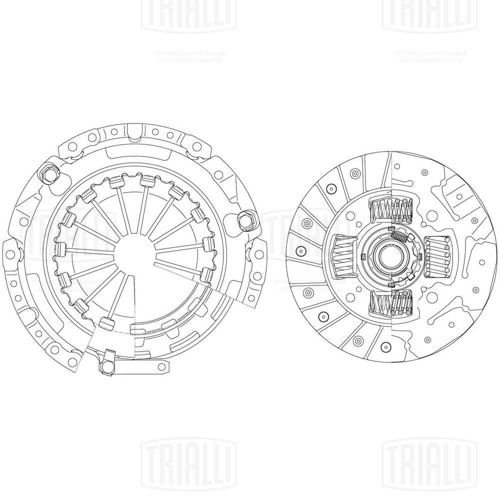 Kit d'embrayage TRIALLI FR 1902