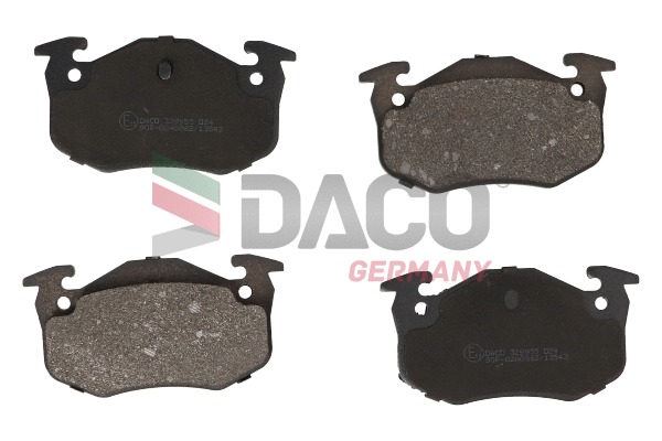 Kit de plaquettes de frein, frein à disque DACO Germany 329955