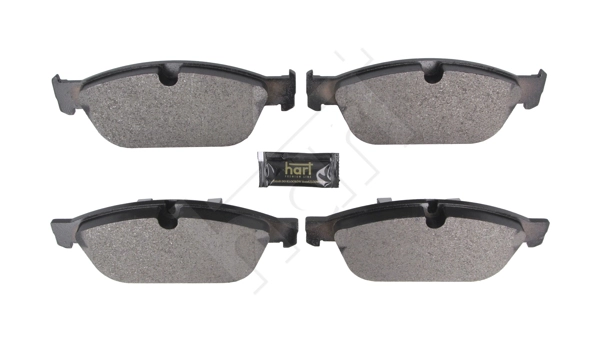 Kit de plaquettes de frein, frein à disque HART 261 766