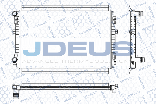 Radiateur, refroidissement du moteur JDEUS M-001066A