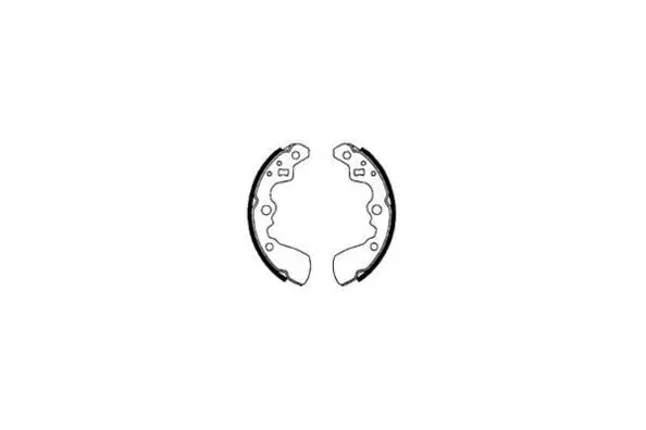 Jeu de mâchoires de frein E.T.F. 09-0548