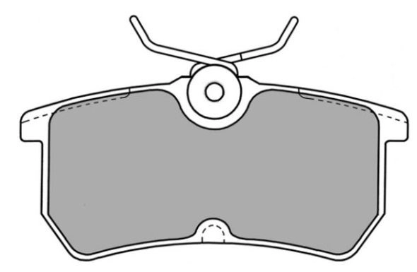 Kit de plaquettes de frein, frein à disque FREMAX FBP-1136