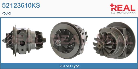 Groupe carter, turbocompresseur REAL 52123610KS