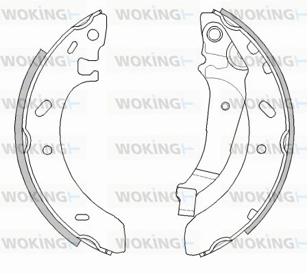 Mâchoire de frein WOKING Z4194.02