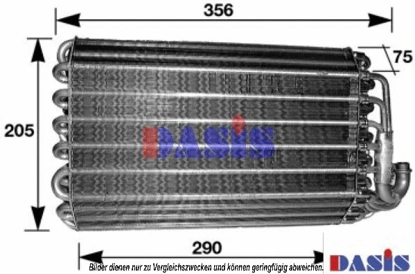 Évaporateur climatisation AKS DASIS 052280N