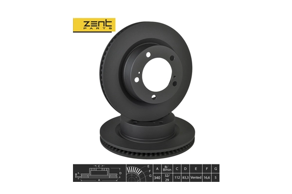 Disque de frein ZentParts Z06263