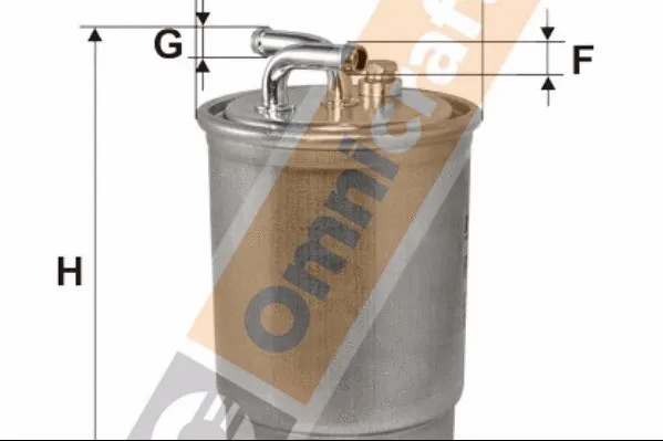 Filtre à carburant Omnicraft 2145202