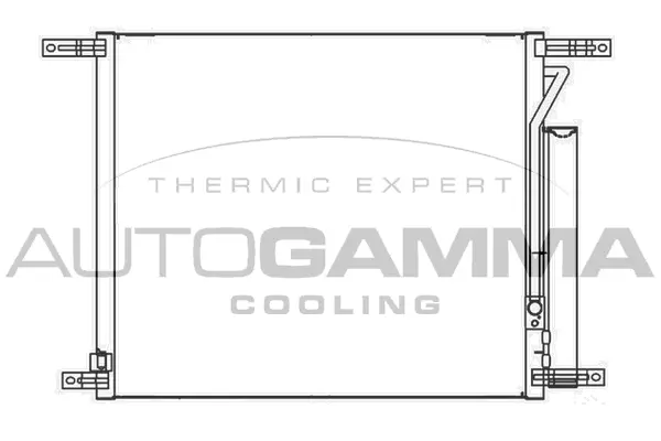 Condenseur, climatisation AUTOGAMMA 105824