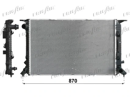 Radiateur, refroidissement du moteur FRIGAIR 0110.3144