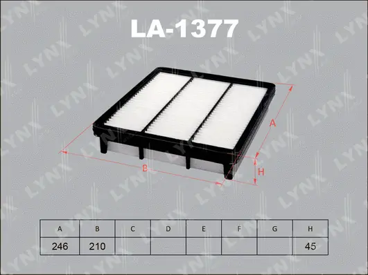 Filtre à air LYNXAUTO LA-1377