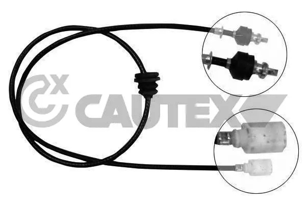 Câble flexible de commande de compteur CAUTEX 038281