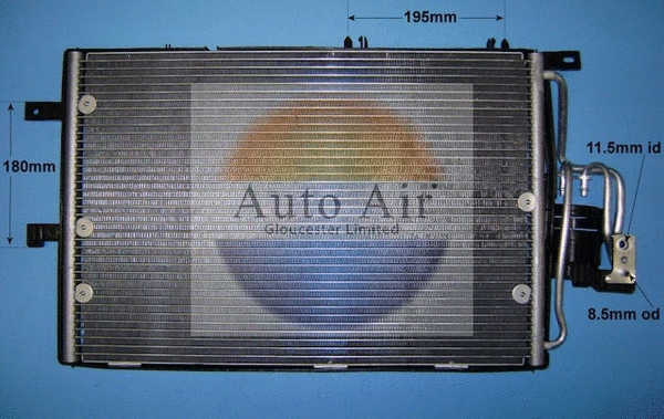 Condenseur, climatisation AUTO AIR GLOUCESTER 16-6211A