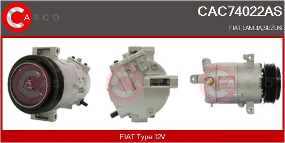 Compresseur, climatisation CASCO CAC74022AS