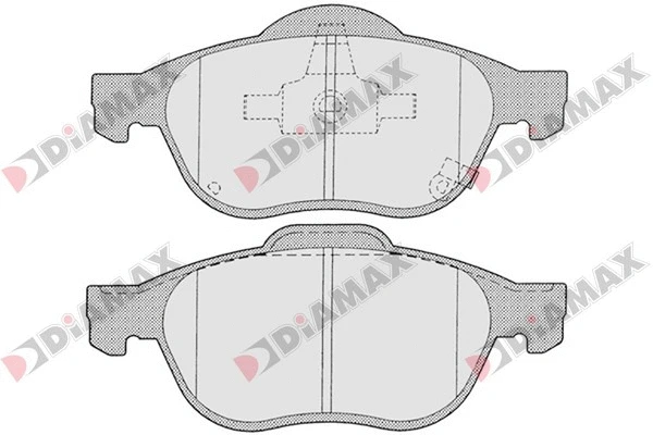 Kit de plaquettes de frein, frein à disque DIAMAX N09637