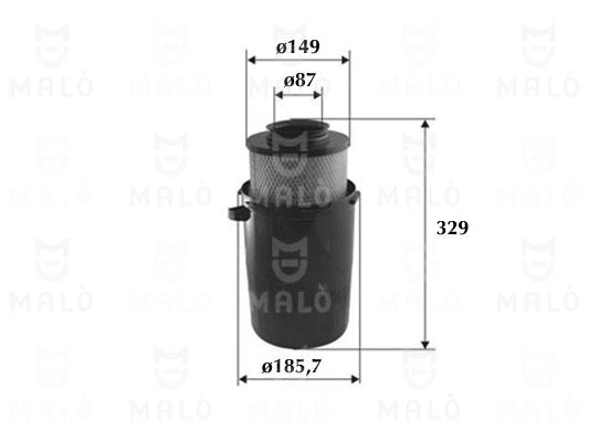 Filtre à air AKRON-MALÒ 1500183