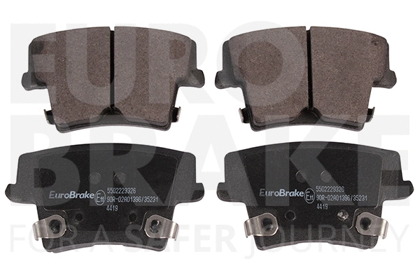 Kit de plaquettes de frein, frein à disque EUROBRAKE 5502229326