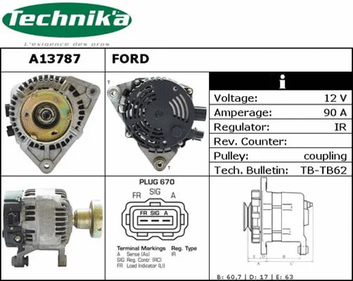Alternateur Technika A13787