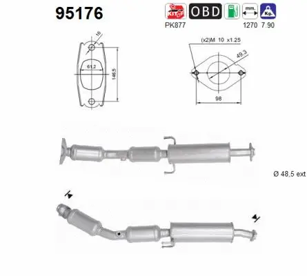 Catalyseur AS 95176