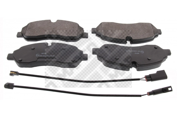Kit de plaquettes de frein, frein à disque MAPCO 6981HPS