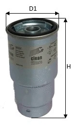 Filtre à carburant CLEAN FILTERS DN1918