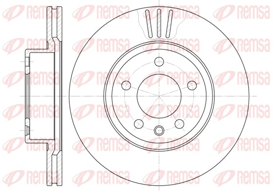 Disque de frein REMSA 6490.10