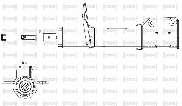 Amortisseur TOOR SG10470