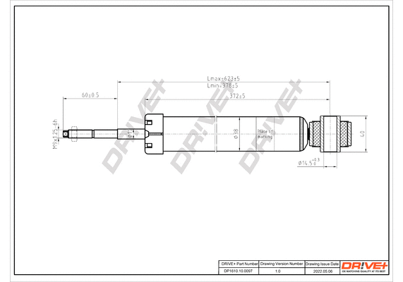 Amortisseur Dr!ve+ DP1610.10.0097