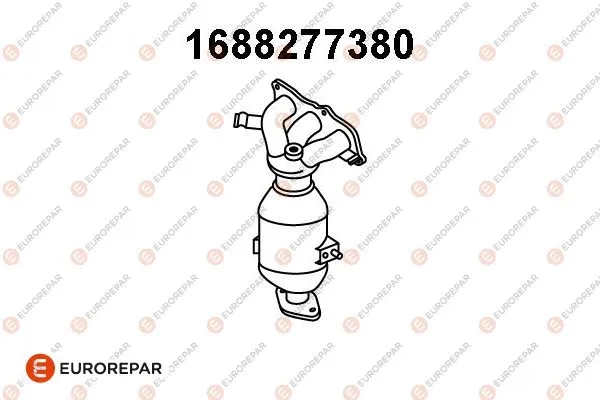 Catalyseur en coude EUROREPAR 1688277380