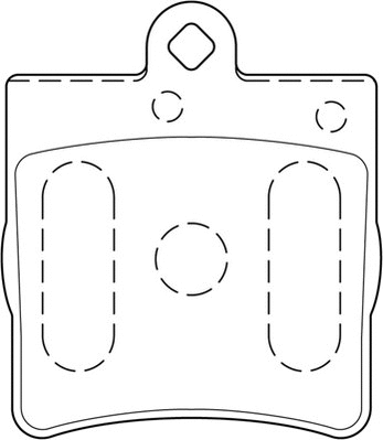 Kit de plaquettes de frein, frein à disque Omnicraft 2135587