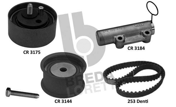 Kit de courroie crantée BREDA LORETT KCD0747