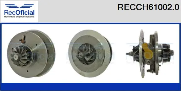 Groupe carter, turbocompresseur RECOFICIAL RECCH61002.0