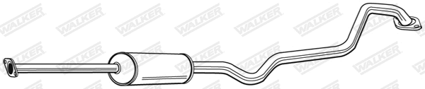 Silencieux central WALKER 22782