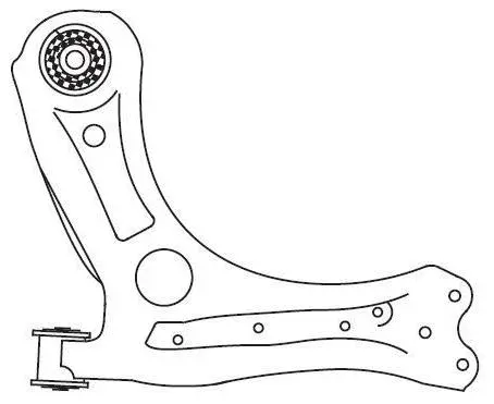 Bras de liaison, suspension de roue FRAP F4549