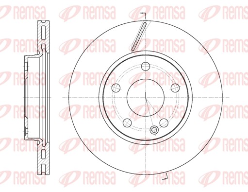 Disque de frein REMSA 6675.10