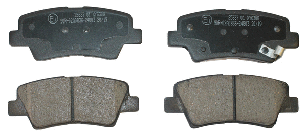 Kit de plaquettes de frein, frein à disque National NP2691