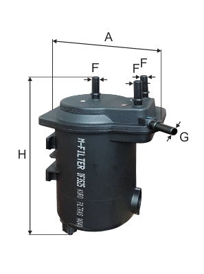 Filtre à carburant MFILTER DF 3525