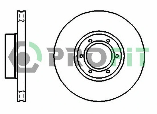 Disque de frein PROFIT 5010-1067