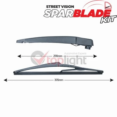 Kit de bras d'essuie-glace, nettoyage des vitres AE TOPLIGHT TRA-P151
