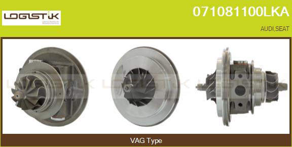 Groupe carter, turbocompresseur LGK 071081100LKA