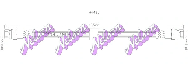 Flexible de frein KAWE H4460