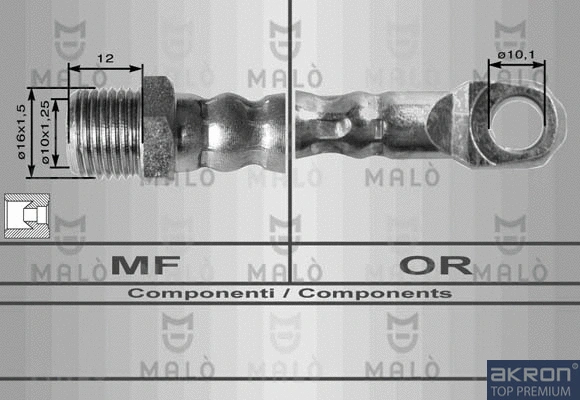 Flexible de frein AKRON-MALÒ 8020