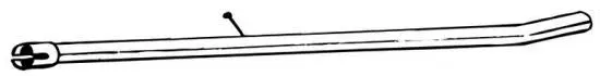 Tuyau d'échappement 4X4 ESTANFI TDE-18-007