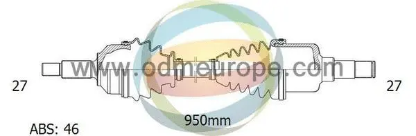 Arbre de transmission 4X4 ESTANFI EST-18-082911