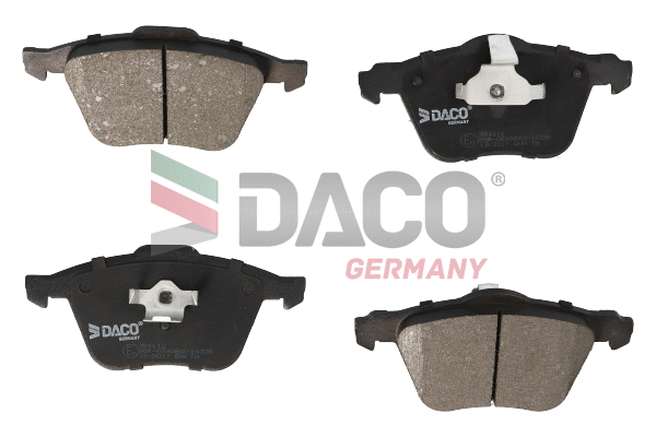 Kit de plaquettes de frein, frein à disque DACO Germany 324112
