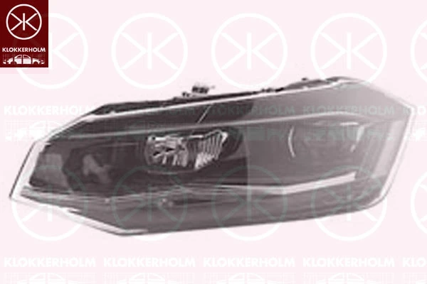 Projecteur principal KLOKKERHOLM 95250171A1