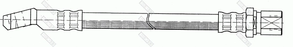 Flexible de frein GIRLING 9004311