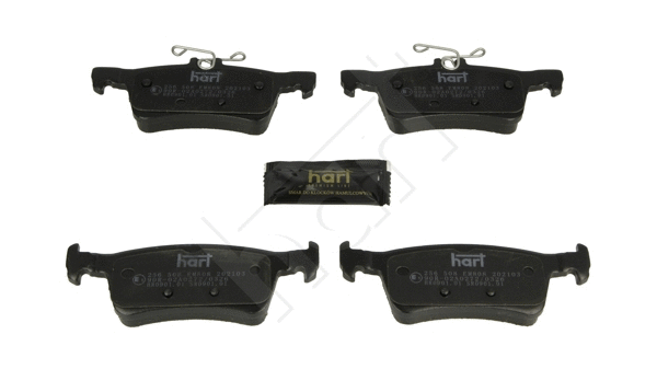 Kit de plaquettes de frein, frein à disque HART 256 508