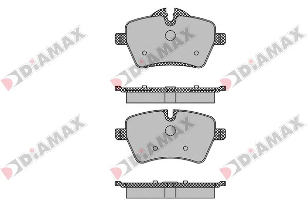 Kit de plaquettes de frein, frein à disque DIAMAX N09718