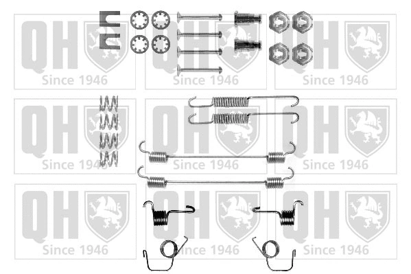 Kit d'accessoires, mâchoire de frein QUINTON HAZELL BFK247